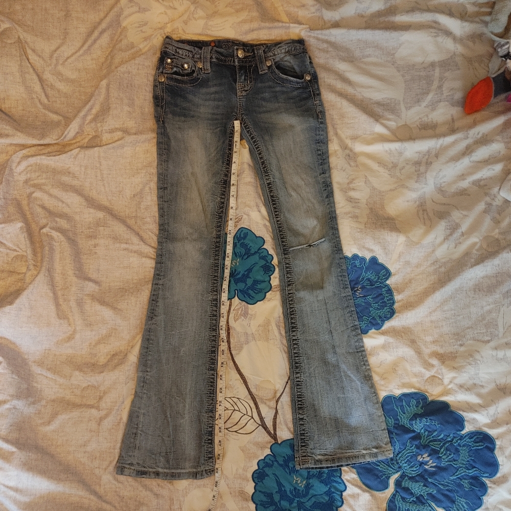 Miss Me embellished Boot cut Stretch jeans